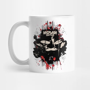 whiplash Miles Teller graphic, illustration design ironpalette Mug